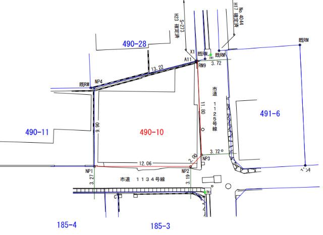 裾野市茶畑土地【駅近】【建築条件なし】 区画図