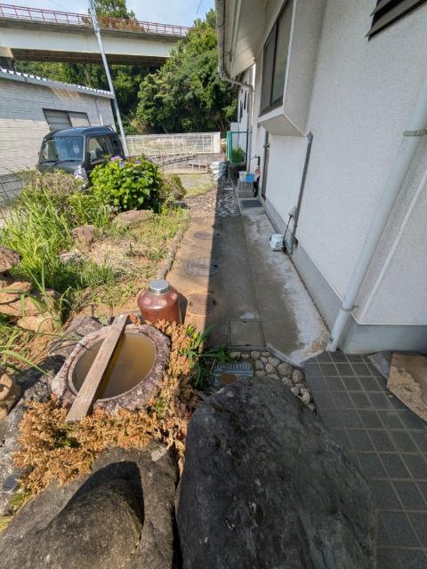 三島市沢地中古住宅 庭