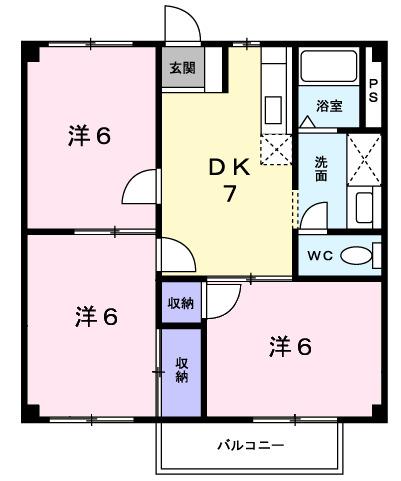 ファミールハイツ（203） 間取り図画像