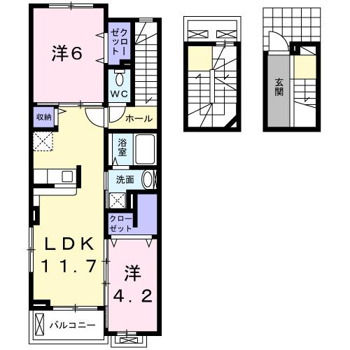 プロフィット（305） 間取り図画像