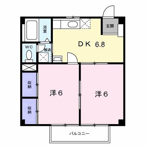ムーンパディ１（101） 間取り図画像