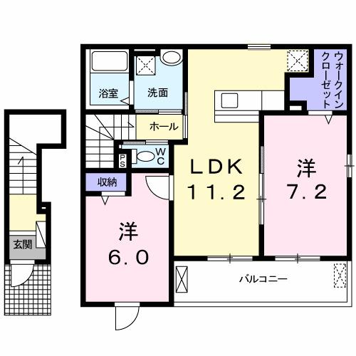 ペルシェ　アン（203） 間取り図画像