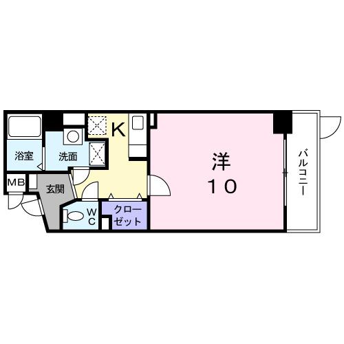 大東ビル（501） 間取り図画像