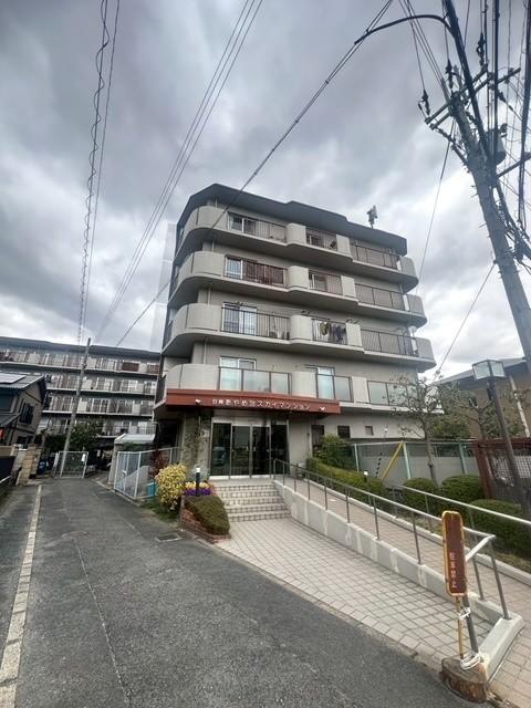 日興あやめ池スカイマンション　中古マンション 外観