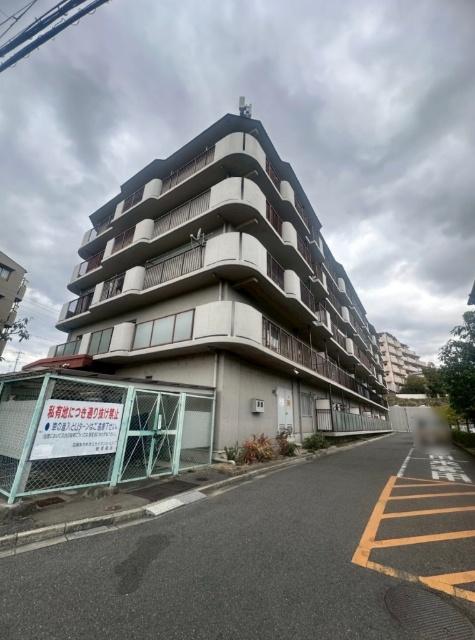 日興あやめ池スカイマンション　中古マンション 外観