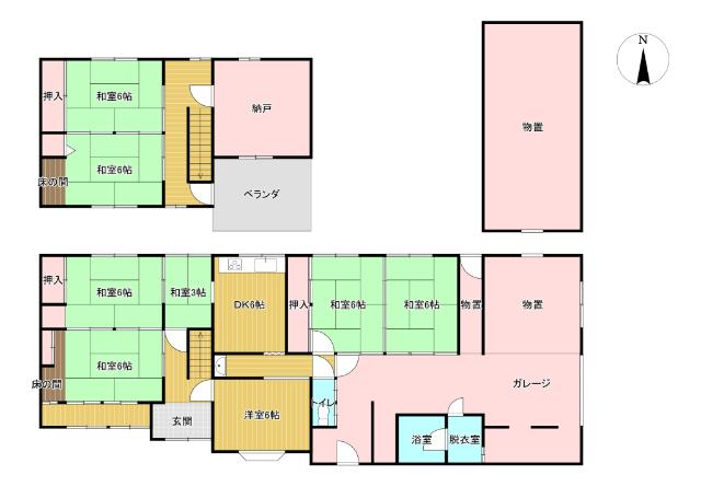 ※概略図につき、図面と異なる場合は現況を優先致します。