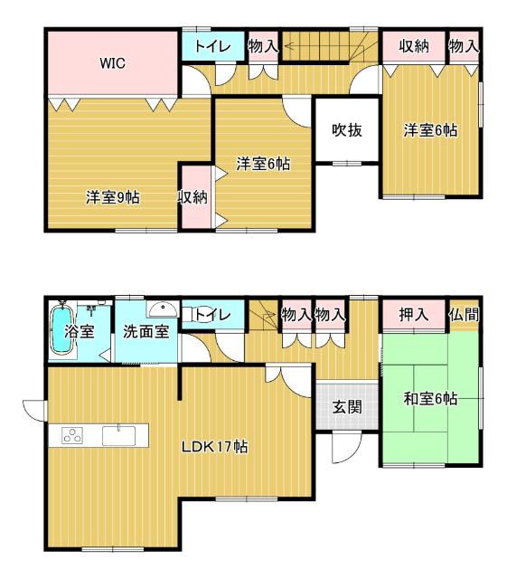 ※図面と現況が異なる場合は現況を優先させていただきます。