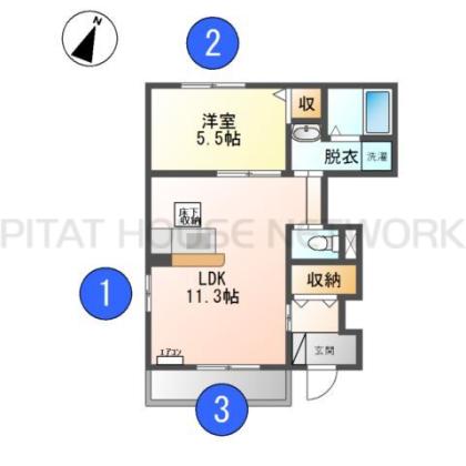  間取り図写真