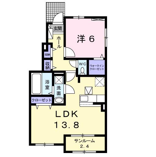 フューチャーフォレストⅢ（101） 間取り図画像