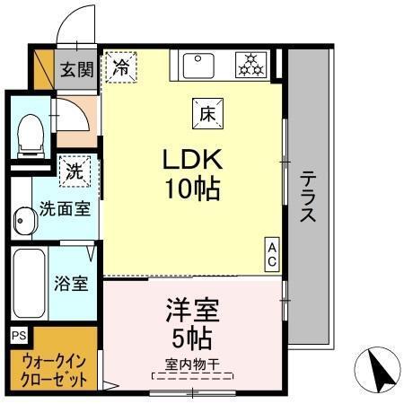 フィールドコート緑が丘（102） 間取り図画像