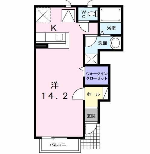 エクセレンテ・Ｆ　四番館（102） 間取り図画像
