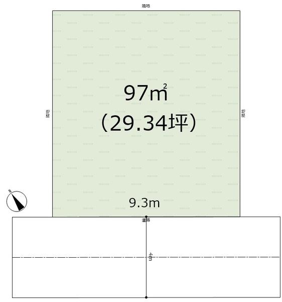 七栄654-393売地 区画図