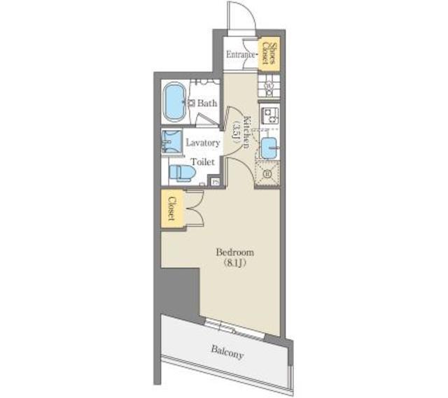 ＣＯＲＮＥＳ　ＨＯＵＳＥ　ＮＡＧＯＹＡ（301） 間取り図画像