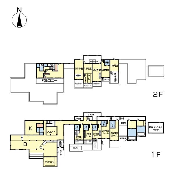 IZUKOGEN Luxury Hotel 間取り図画像