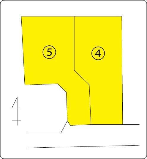 甲府市東光寺１丁目全２区画分譲地　区画５ 区画図