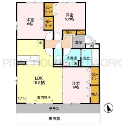  間取り図写真
