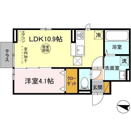 エスカレーズ（102） 間取り図画像