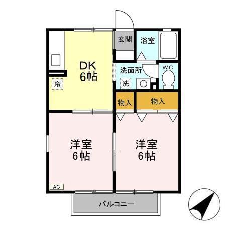 フェニックス　Ｃ（203） 間取り図画像