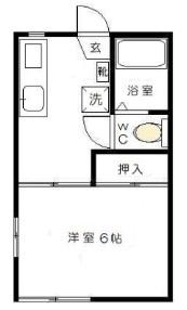 コーポ飯田（105） 間取り図画像