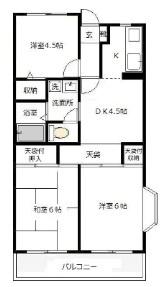 第３グリーンハイツ（305） 間取り図画像