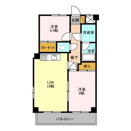 第５フェニックス（406） 間取り図画像