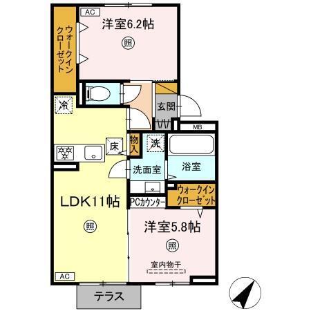  間取り図写真