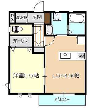 Ｕｒｂａｎｌｉｆｅ（Ｕ-302） 間取り図画像