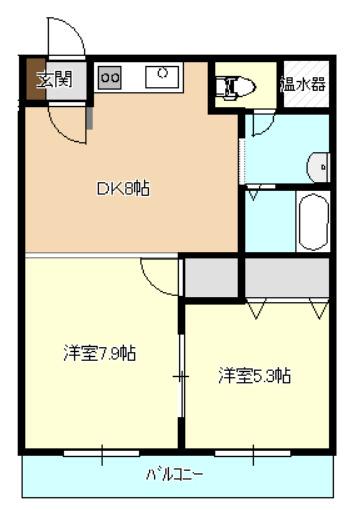 BETTERR清水（203） 間取り図画像