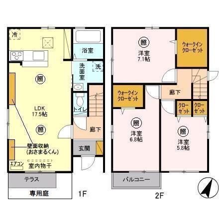 青楓館　壱番館（1） 間取り図画像