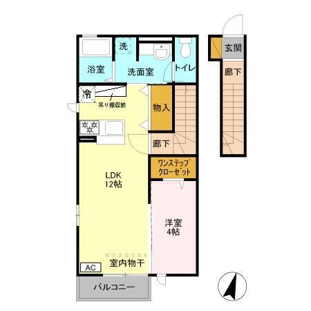 ヴェルテマレ コマノ（203） 間取り図画像