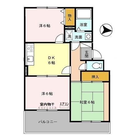 ヴァンベールソフィア（202） 間取り図画像
