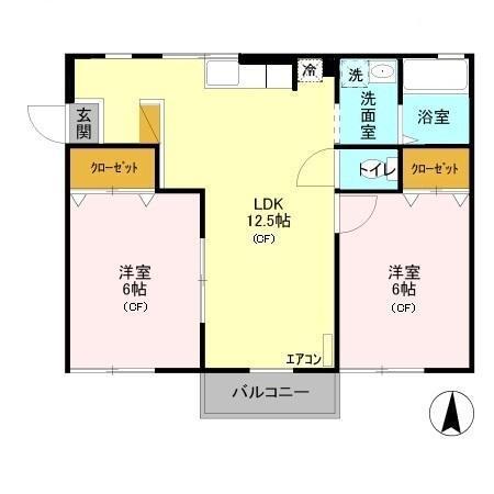 レジデンツ藤（101） 間取り図画像
