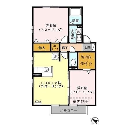 Ｖｅｒｄｕｒｅ（202） 間取り図画像