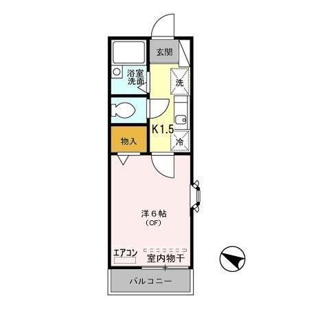 グリーンパーク（102） 間取り図画像