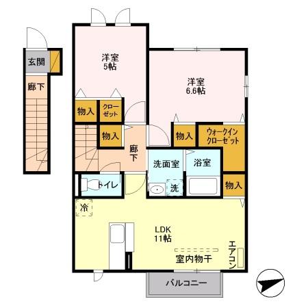 ＳＡＫＵＲＡ Ｈｉｌｌｓ　Ｄ（201） 間取り図画像