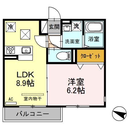 ブランヴェニール（101） 間取り図画像