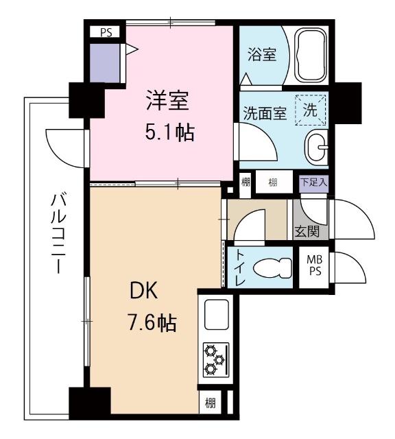 さいたま市浦和区本太マンション 間取り図画像