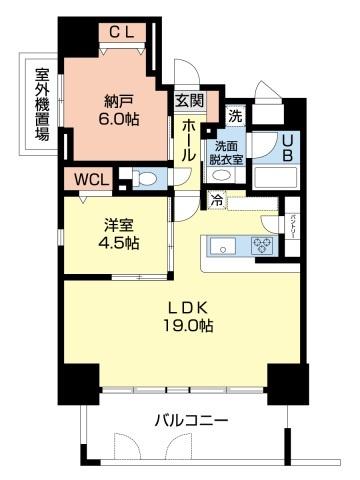 澄和レジデンス広島小町（0201） 間取り図画像
