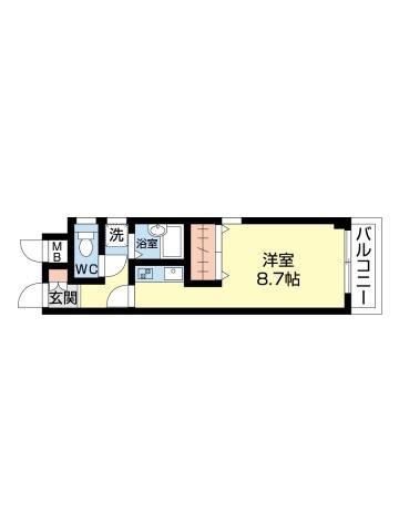 グリーンヒルズ高陽（0201） 間取り図画像