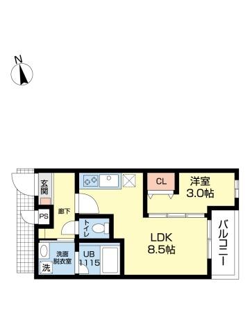 ＭＯＶＥ五日市（0102） 間取り図画像
