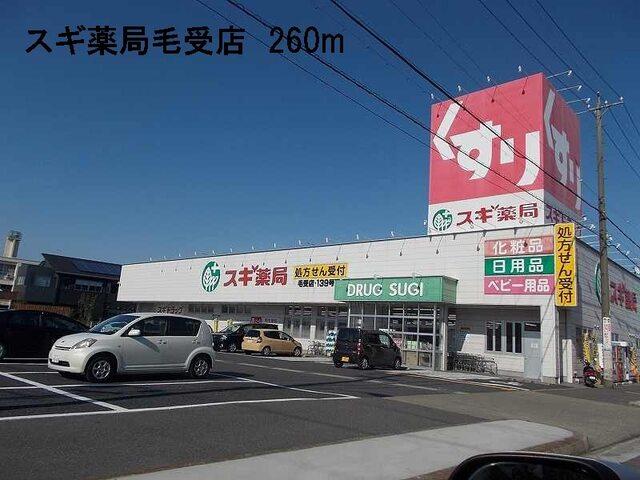 スギ薬局　毛受店：260m