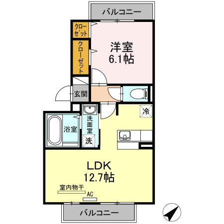 エスペランサ昭和（303） 間取り図画像