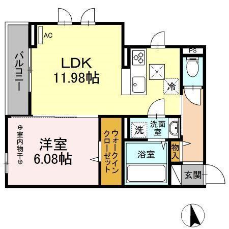 ルミエール富士見（106） 間取り図画像