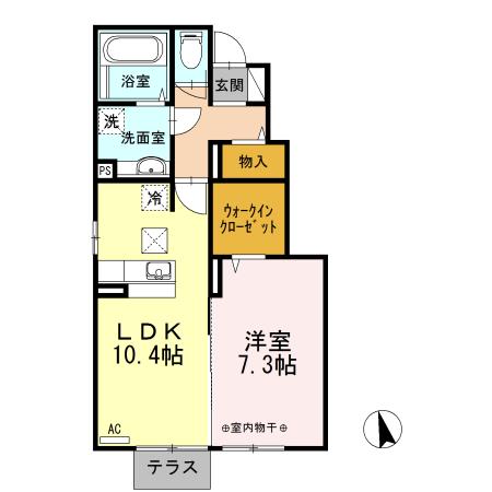 アパートメントコンブリオ（107） 間取り図画像