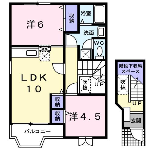 ＭＫ堀之内（201） 間取り図画像