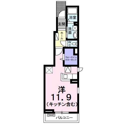 ストーンクローネ（101） 間取り図画像