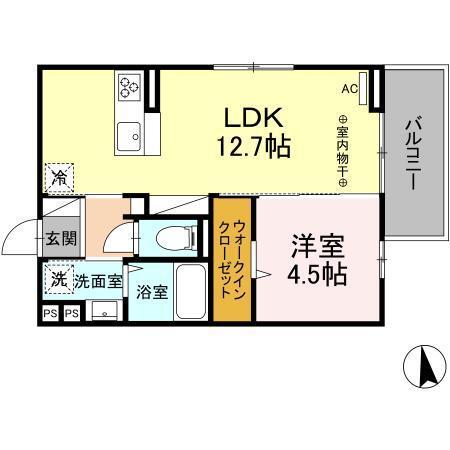 D-ROOM富士見（301） 間取り図画像