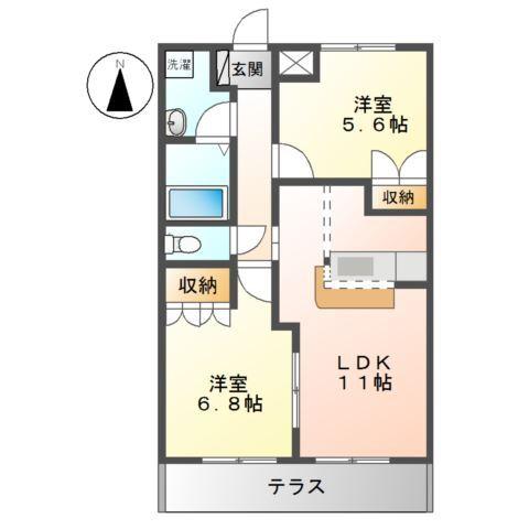ラシーヌ 間取り図画像