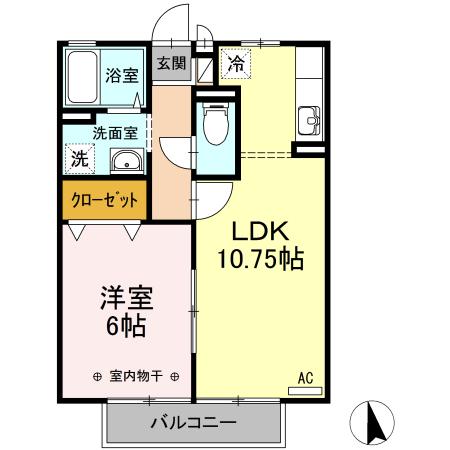 ヴィルドミール（203） 間取り図画像