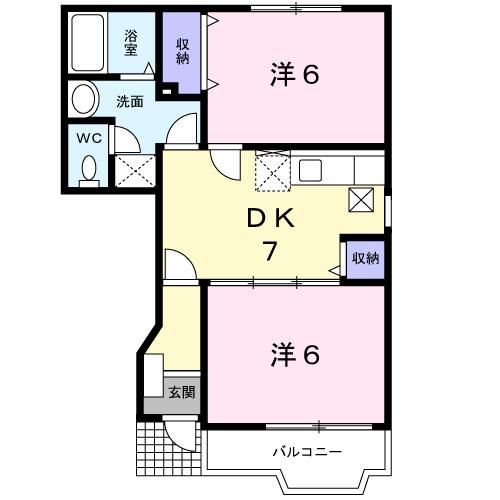 セレーノＢ（103） 間取り図画像